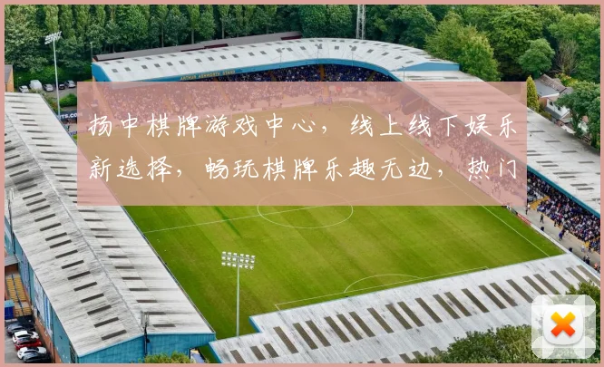 扬中棋牌游戏中心，线上线下娱乐新选择，畅玩棋牌乐趣无边，热门游戏等你来战